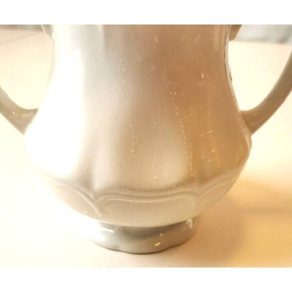Vintage Royal Staffordshire Heirloom Ironstone Lidded Sugar Bowl and Creamer - Picture 5 of 16